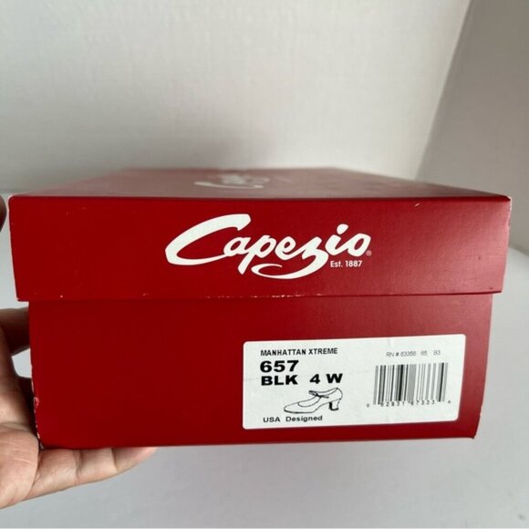 Capezio - Women's Manhattan Xtreme Tap Shoes - Black. Size: 4W. NIB. (1839) - Picture 15 of 16